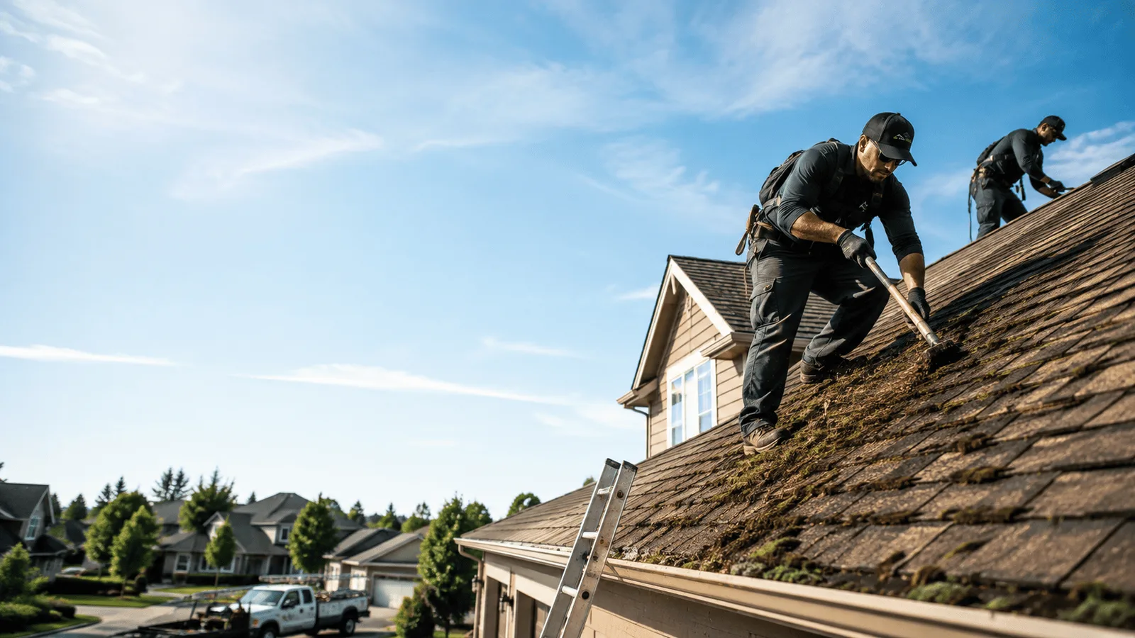 Roof Moss Removal in Palmyra, IL near me